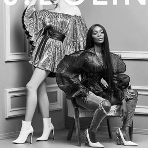 Metallic silver pearl flounce frill Romper